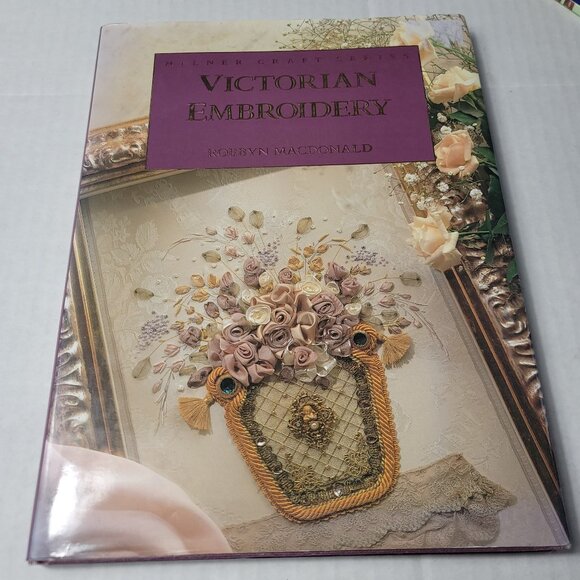 1994 Robbyn MacDonald Book Victorian Embroidery--40 Victorian Embroidery Pattern - Picture 1 of 16